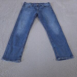 Silver Jeans Co Jeans Mens 40x32 Blue Eddie Relaxed Straight Leg Stretch Denim